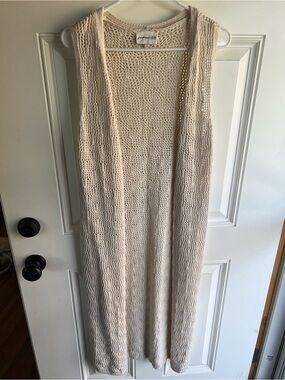 FRESHMAN 1996 long crochet duster